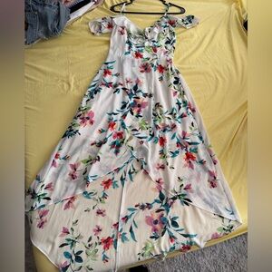 Iz Byer Floral Print Dress